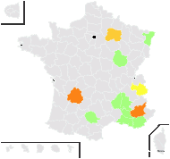 Juncus acicularis H.Roux - carte de répartition