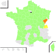 Lemna gibba L. - carte de répartition