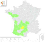 Allium ericetorum Thore - carte de répartition