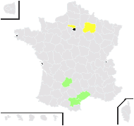 Kalabotis moly (L.) Raf. - carte de répartition