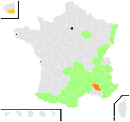 Allium lusitanicum Lam. - carte de répartition