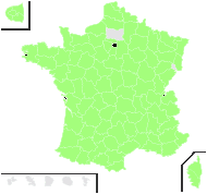 Getuonis vinealis (L.) Raf. - carte de répartition