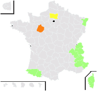 Lilium bulbiferum L. - carte de répartition