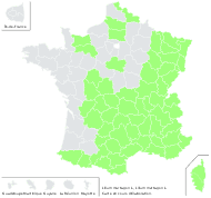 Lilium martagon L. - carte de répartition