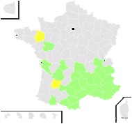 Tulipa alpestris Jord. & Fourr. - carte de répartition