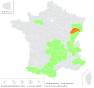 Veratrum viride Röhl. - carte de répartition