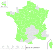 Najas marina L. - carte de répartition