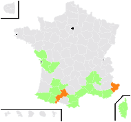 Arachnites speculum Tod. - carte de répartition