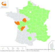Ophrys fuciflora (F.W.Schmidt) Moench - carte de répartition