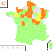 x Dactylocamptis carpetana (Willk.) B.Bock - carte de répartition