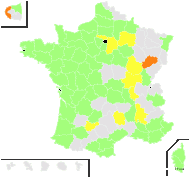 Chrysanthemum segetum L. - carte de répartition