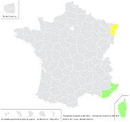 Serapias neglecta De Not. - carte de répartition