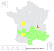 Aegilops triuncialis L. - carte de répartition