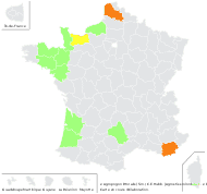 x Agropogon littoralis (Sm.) C.E.Hubb. - carte de répartition