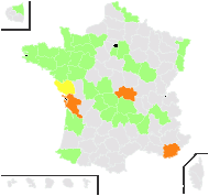 Agrostis canina var. capillaris Sinclair - carte de répartition