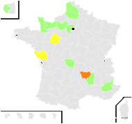 Bromus virens Buckley - carte de répartition