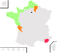 Bromus gracilis Krösche - carte de répartition