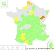 Eragrostis major Host - carte de répartition