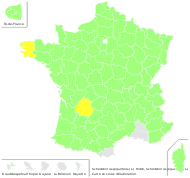 Lolium giganteum (L.) S.B.Darbyshire - carte de répartition