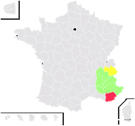 Avenastrum setaceum (Vill.) Vierh. - carte de répartition