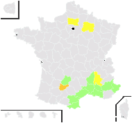 Centaurea benedicta (L.) L. - carte de répartition