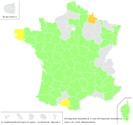 Triticum tenellum L. - carte de répartition