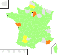 Nardus stricta L. - carte de répartition