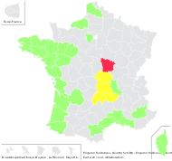 Conyza sumatrensis var. floribunda (Kunth) J.B.Marshall - carte de répartition