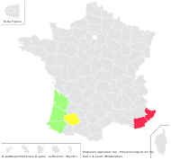 Paspalum vaginatum Sw. - carte de répartition