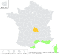 Phragmites communis subsp. giganteus (J.Gay ex F.W.Schultz) Bonnier & Layens - carte de répartition