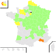 Poa volhynensis Klokov - carte de répartition