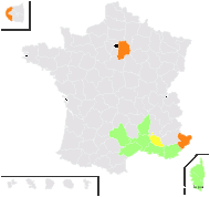 Koeleria mucronata Trab. - carte de répartition