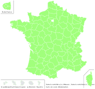 Setaria verticillata (L.) P.Beauv. - carte de répartition