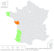 Spartina alterniflora Loisel. - carte de répartition