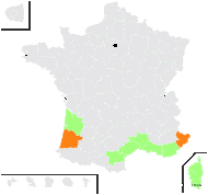 Spartina patens (Aiton) Muhl. - carte de répartition