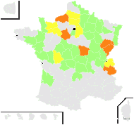 Potamogeton acutifolius Link - carte de répartition