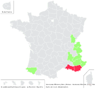Stuckenia filiformis (Pers.) Börner - carte de répartition