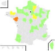 Potamogeton friesii Rupr. - carte de répartition