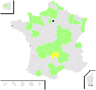 Abies gordoniana Carrière - carte de répartition