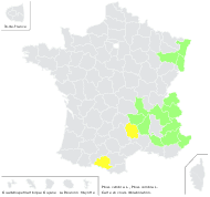 Pinus cembra L. - carte de répartition