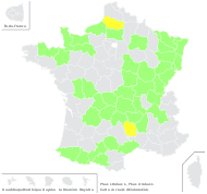 Pinus strobus L. - carte de répartition