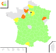 Crepis oxyphylla Gand. - carte de répartition