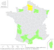 Cynara cardunculus L. - carte de répartition