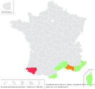 Selaginella denticulata (L.) Spring - carte de répartition