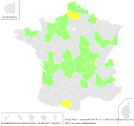 Polypodium ×mantoniae Rothm. & U.Schneid. - carte de répartition