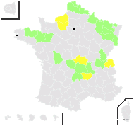 Viola ×berdaui Zapal. - carte de répartition