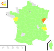 Filago pyramidata L. - carte de répartition