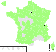 Adventina ciliata (Raf.) Raf. - carte de répartition