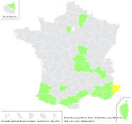 Helianthus diffusus Sims - carte de répartition