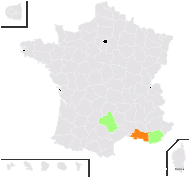 Triticum ×loretii K.Richt. - carte de répartition